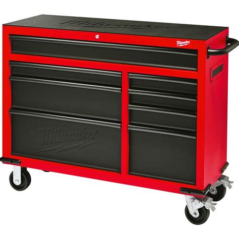 46 8-drawer rolling steel storage cabinet milwaukee|milwaukee steel storage cabinet.